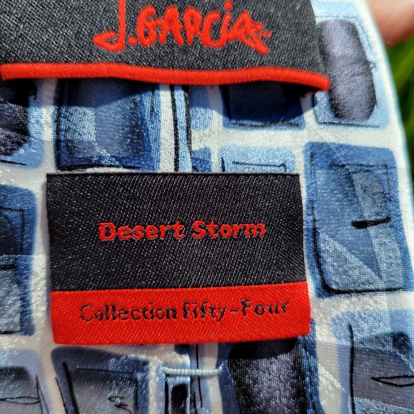 J. Garcia Silk Tie ~ Desert Storm ~ Collection Fifty-Four ~ GUC ~ Abstract Print - Picture 3 of 13